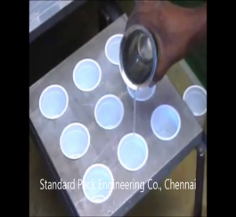 CURD CUP SEALING MACHINE 