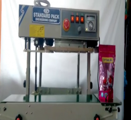 MINI CONVEYOR SEALING MACHINE WITH HEIGHT ADJUSTMENT