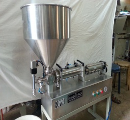 GINGER GARLIC PASTE FILLING MACHINE - PNEUMATIC OPERATION 